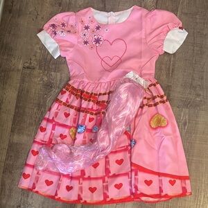 Descendants Rise of Red Bridget Costume for Kids with wig